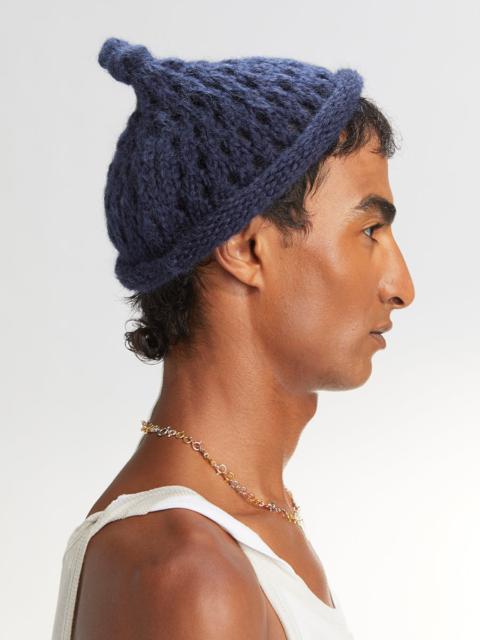 MAGLIANO Condom Beanie Solid Deep Blue