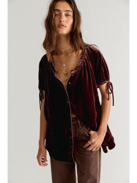 FREE PEOPLE Farley Velvet Tunic