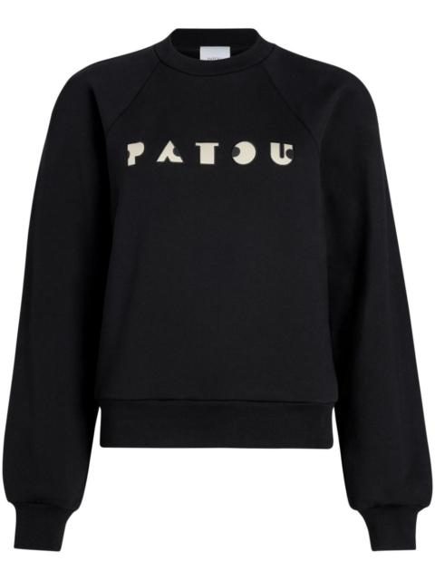 PATOU Art Deco Patou cotton sweatshirt