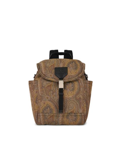 paisley-print backpack
