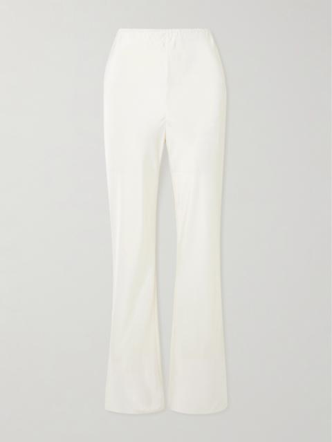 POSSE Cove Stretch-silk Straight-leg Pants