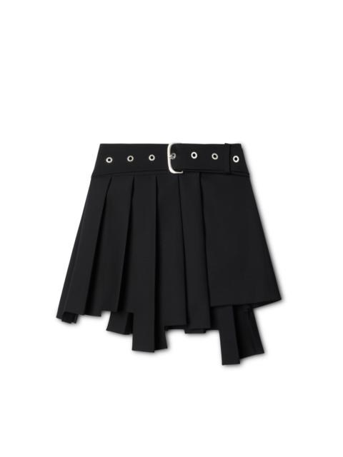 Off-White Dry Wo Pleated Asym Skirt