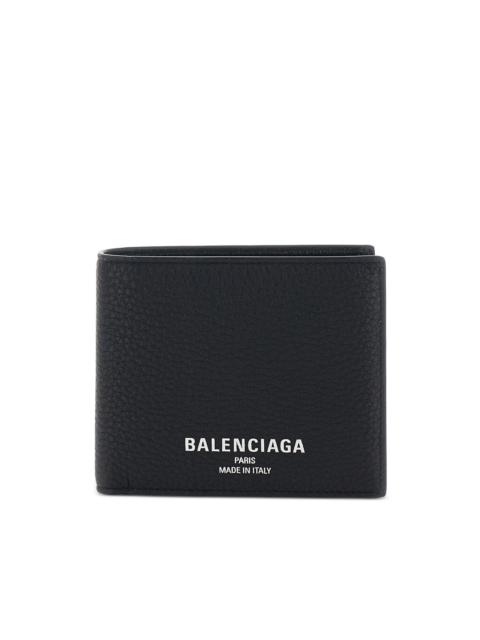 BALENCIAGA grained bifold wallet