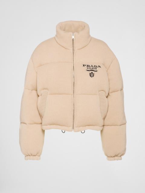 Jacket 【送料&関税込】Prada Blend Cashmere Down Grey