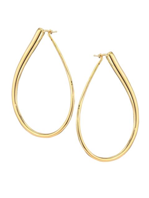ROBERTO COIN Women's 18K Yellow Gold Teardrop Hoop Earrings - Gold