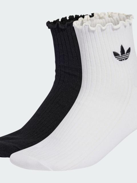 adidas RUFFLE QUARTER SOCKS