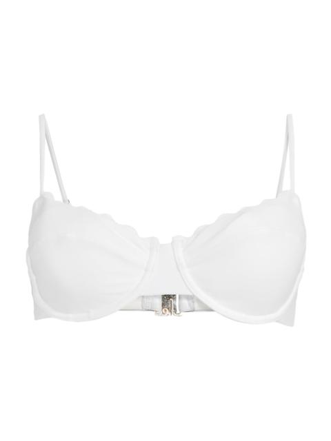 RAMY BROOK Women's Leyla Scalloped Underwire Bikini Top - White