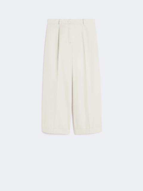 'S Max Mara Cotton poplin trousers - ICE