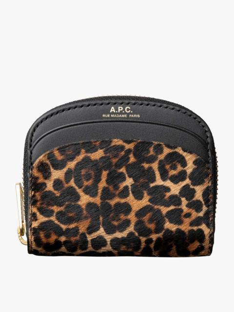 A.P.C. DEMI-LUNE MINI COMPACT WALLET