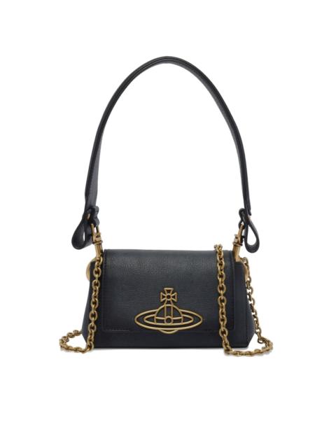 Vivienne Westwood Orb-plaque leather shoulder bag