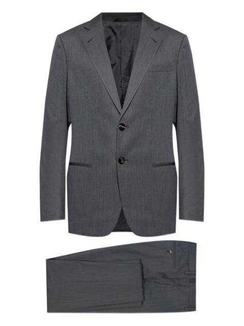 GIORGIO ARMANI single-breasted wool suit