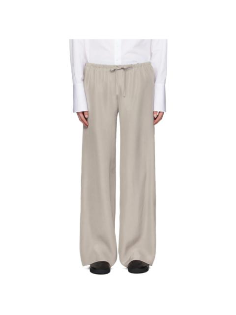 The Row Gray Jugio Trousers