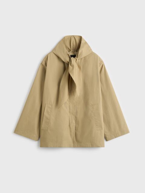 TOTEME Technical scarf jacket cashew