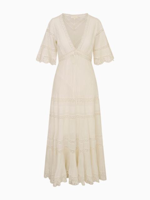 LoveShackFancy Marlowe Cotton Midi Dress