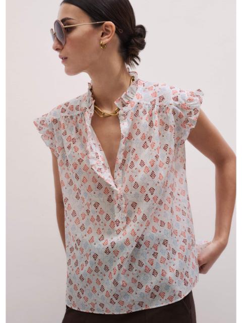 ME+EM Cap Sleeve Straight Top