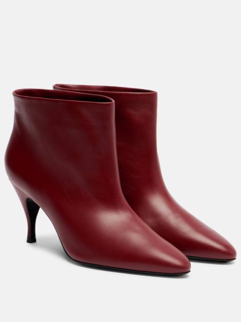 herbert levine Silhouette 80 leather ankle boots