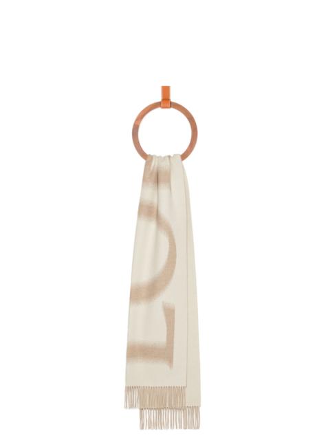 LOEWE scarf in wool and cashmere