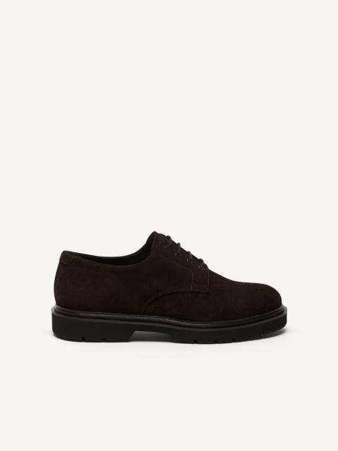 Theory Derby Shoe in Suede