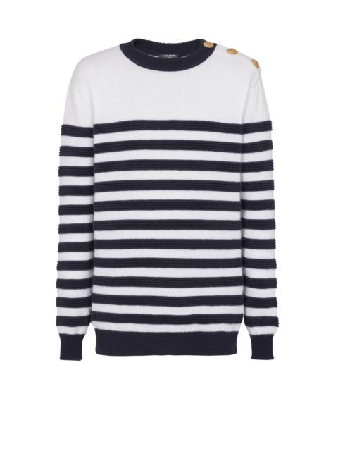 Striped cashmere jumper