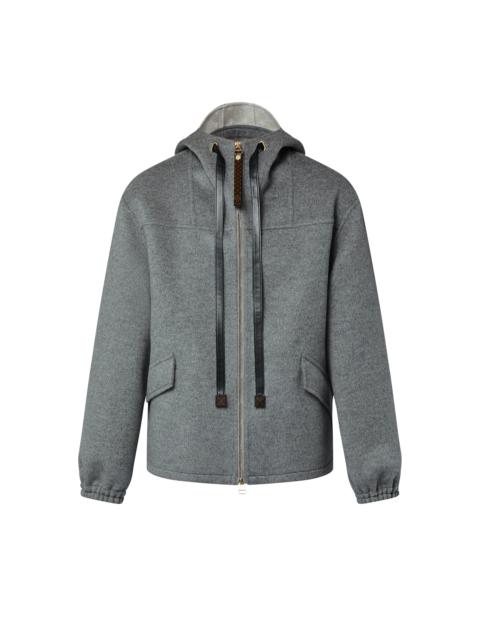 Louis Vuitton Hooded Double Face Coat