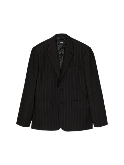 notched-lapels single-breasted blazer