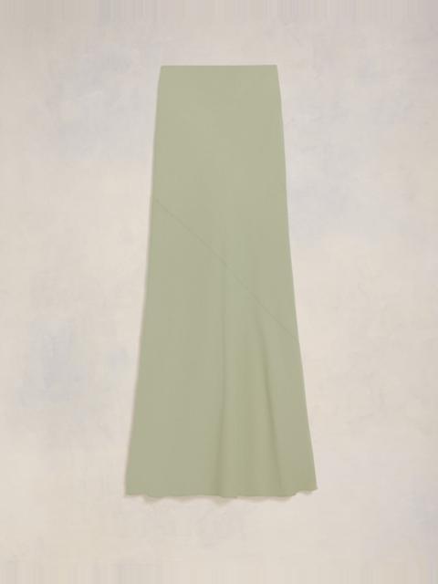 AMI Paris LONG SKIRT WITH BIAS CUT