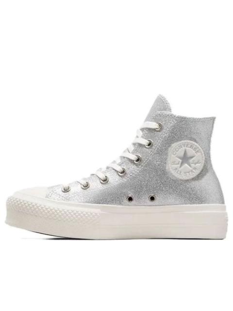 (WMNS) Converse Chuck Taylor All Star Lift Hi 'Silver' A07949C