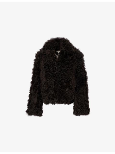 TWP Sylvia Collared Shearling Jacket