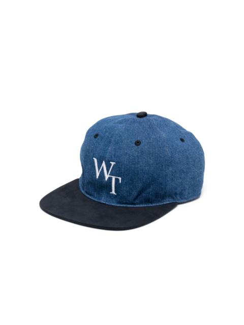 WTAPS embroidered-logo denim baseball cap