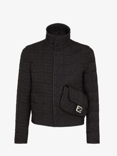 FENDI Black tech fabric Fendi Roma Capsule jacket