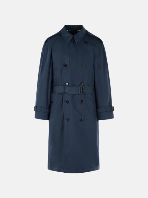 Burberry 'HIGHBURY' NAVY POLYESTER BLEND TRENCH COAT