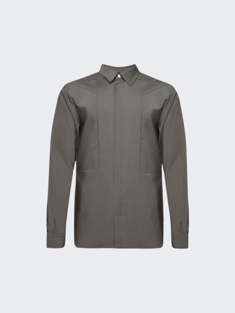 Rick Owens Fog Pocket Outershirt Dust