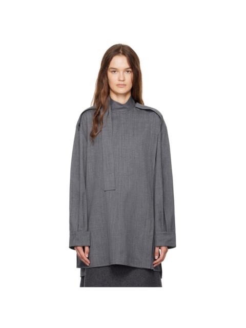 Jil Sander Gray Relaxed-Fit Shirt