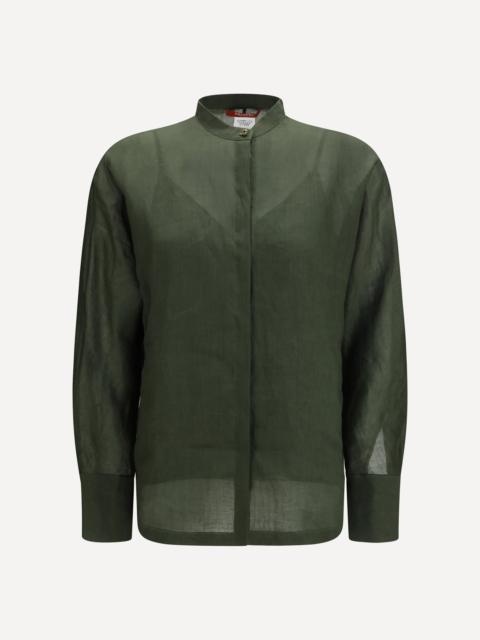 Max Mara Studio Baldi ramié canvas Shirt