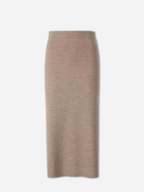 STAUD WILMA DRAPED KNIT SKIRT