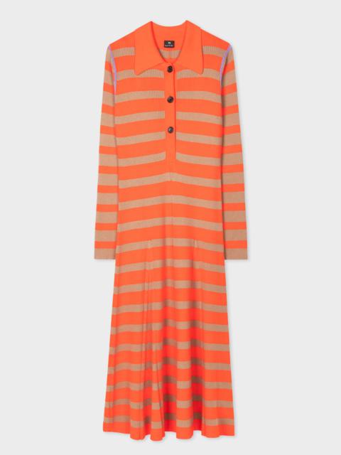 Paul Smith Stripe Knitted Cotton Dress