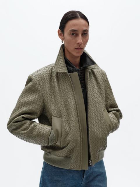 Bottega Veneta Intrecciato Leather Blouson