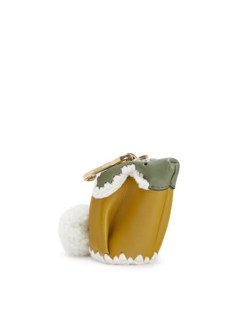 Loewe Bunny charm in knit and calfskin