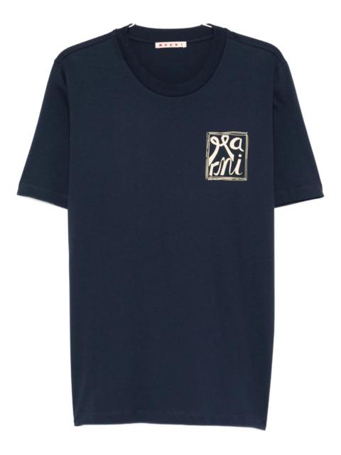 Marni Marni Logo Crew-neck T-shirt