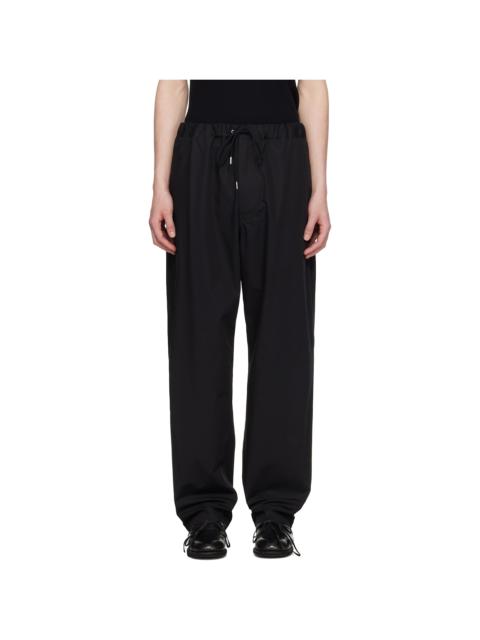 TAKAHIROMIYASHITA TheSoloist. Black Easy Trousers