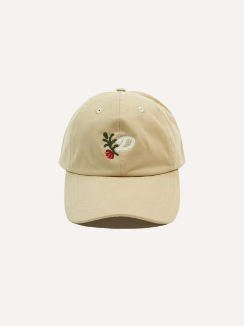 Drake's ‘D’ Flower Emblem Cotton Twill Baseball Cap