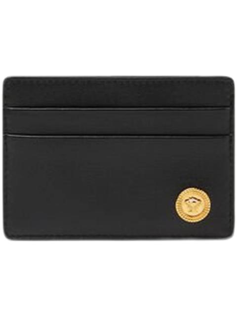 VERSACE Versace Medusa Biggie (4 Card Slot 1 Cash Compartments) Card Holder Black/Gold