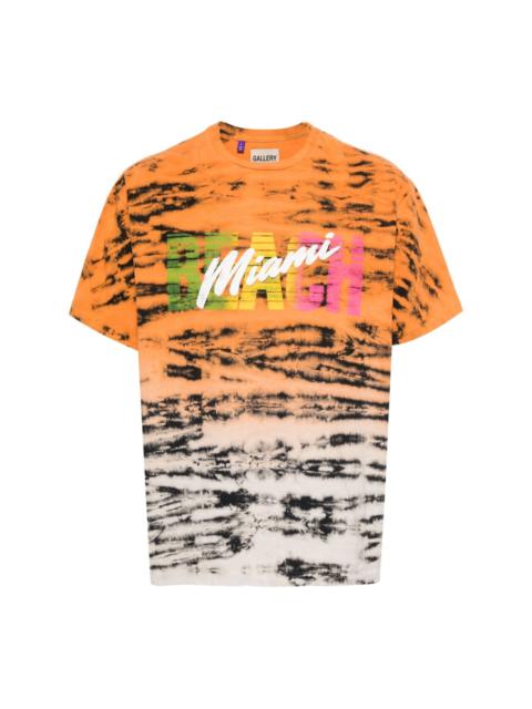 Miami Beach tiger-print T-shirt