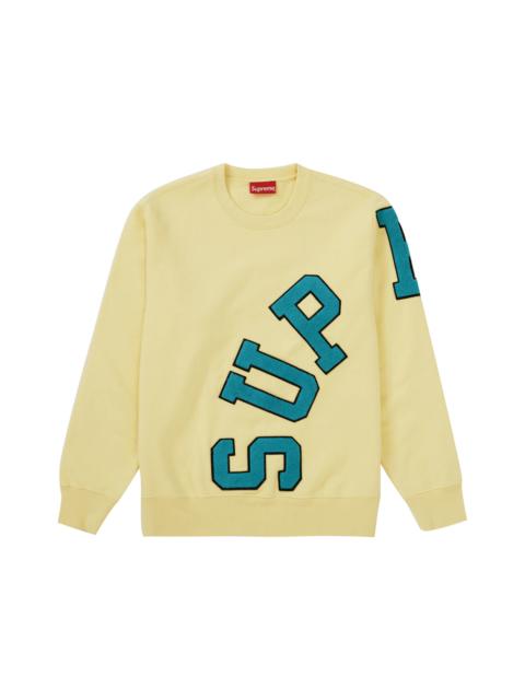 Supreme Supreme Big Arc Crewneck Light Yellow