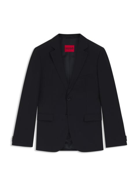 HUGO EXTRA-SLIM-FIT BLAZER IN VIRGIN WOOL