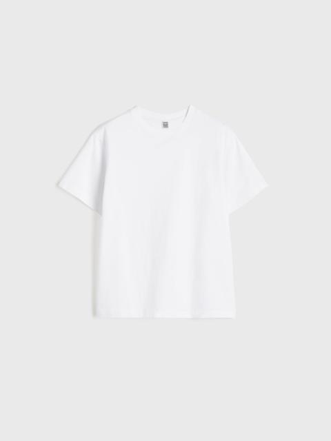 Totême Classic cotton tee off white