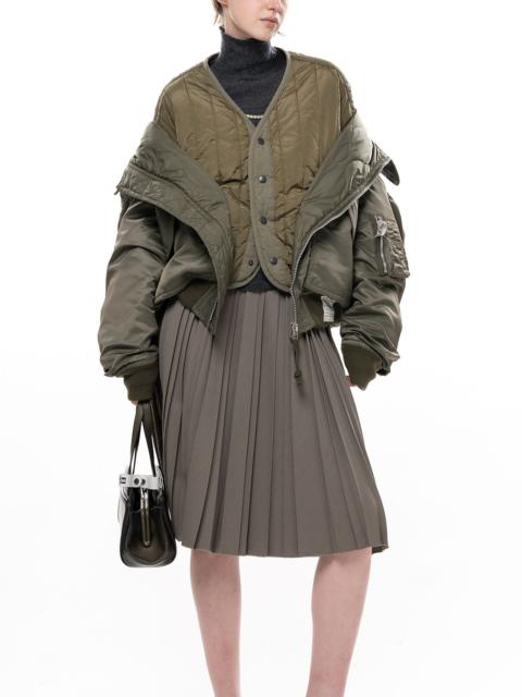 Maison MIHARAYASUHIRO Shifted Layer Flight Jacket