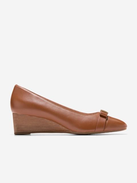 COLE HAAN Women's Go-To Malta Bow Wedges