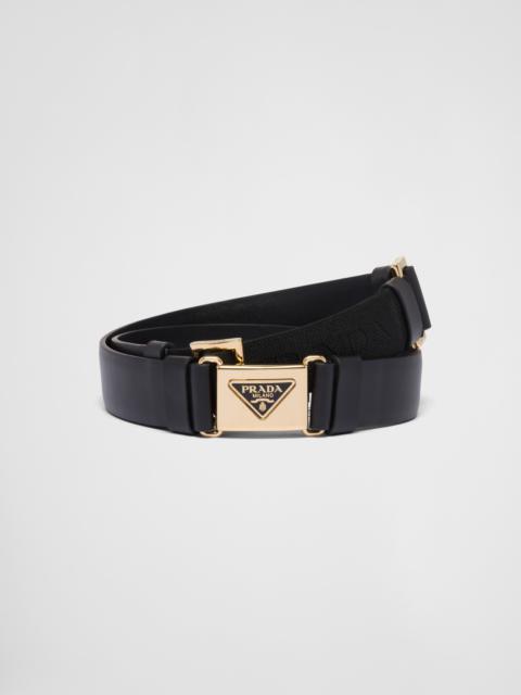 Leather belt