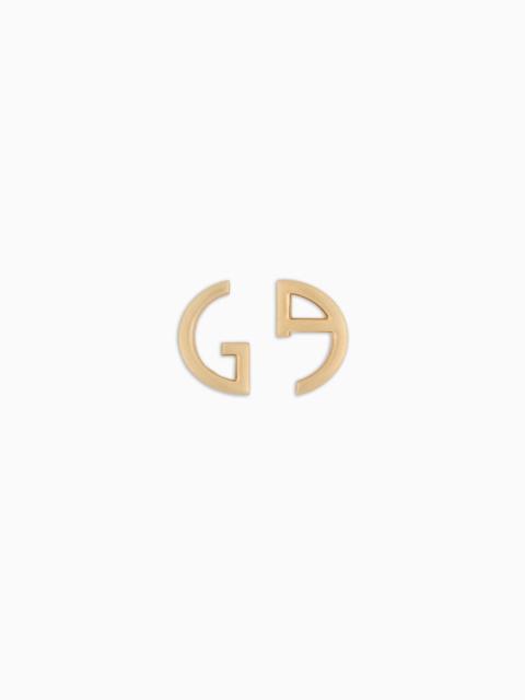 GIORGIO ARMANI GA logo-shaped earrings